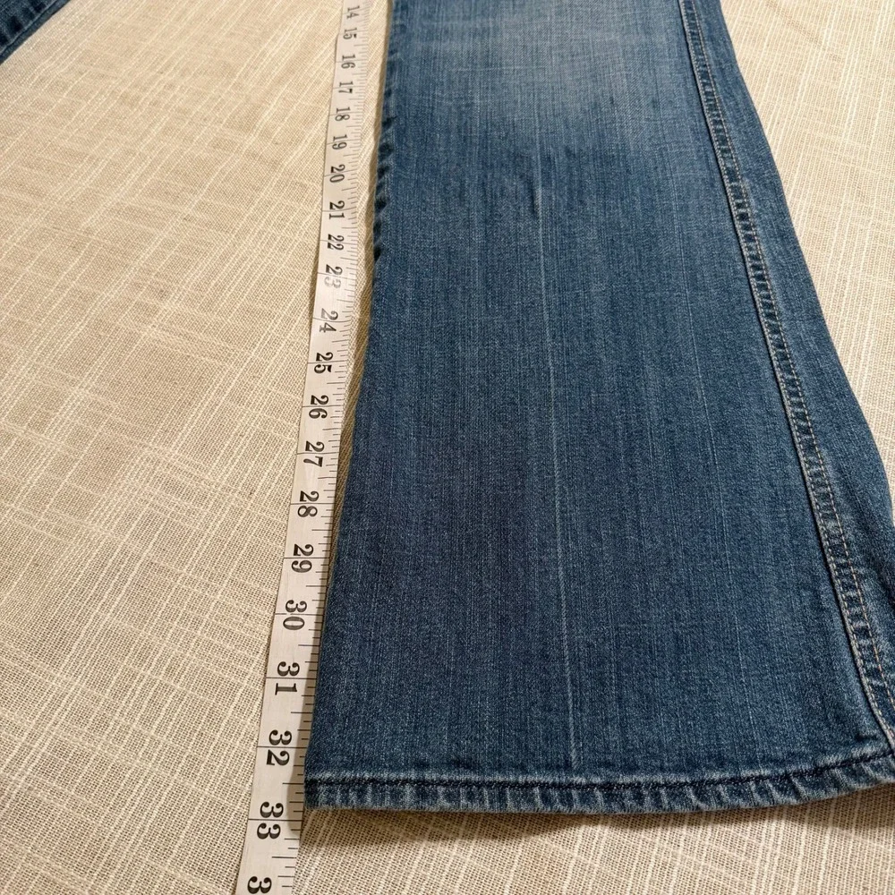 7 For All Mankind A Pocket Bootcut Jeans Medium Wash Blue Size 33 U130055U-055U